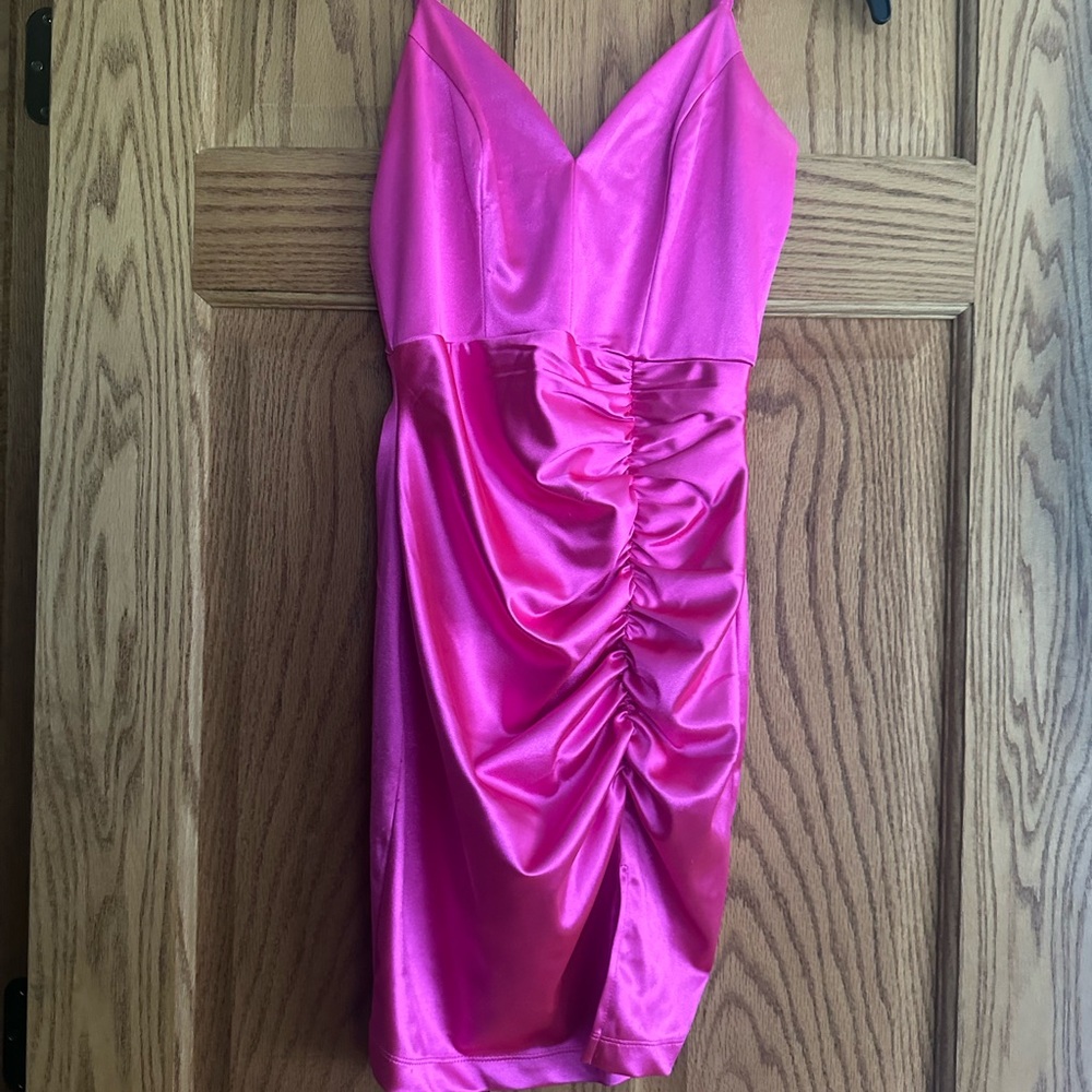 Honey and Rosie Fuchsia Dress